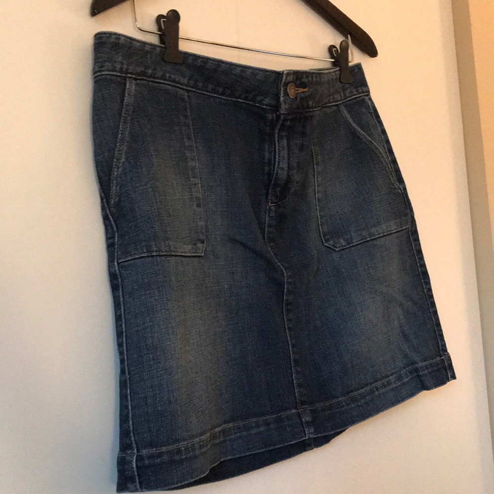 LOFT jean skirt